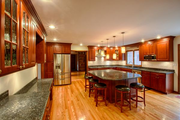 Cherry Kitchen Cabinet Repair in Humble